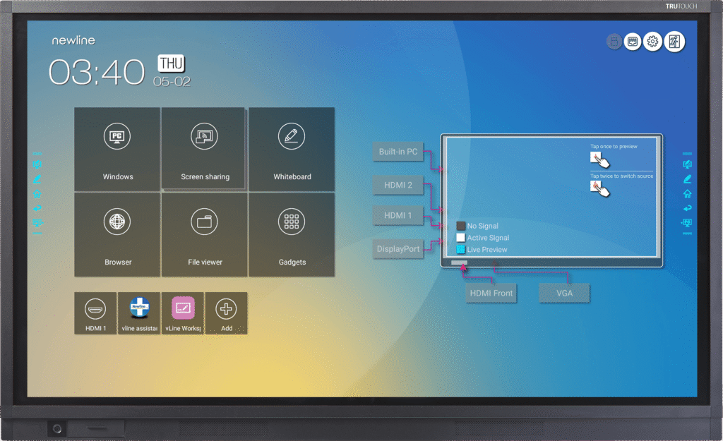 RS Series Interactive Touch Display